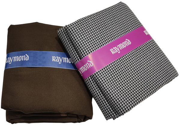 Raymond Cotton Printed Shirt & Trouser Fabric  (Unstitched)-0076