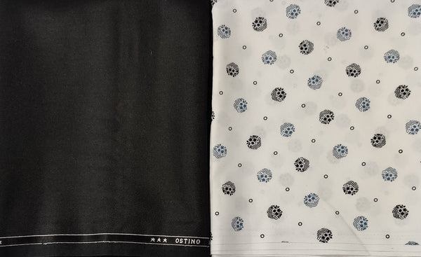 Raymond Poly Viscose Sylvan Printed Shirt & Trouser Fabric  (Unstitched)