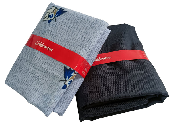 Arvind Unstitched Cotton Blend Shirt & Trouser Fabric Printed-048