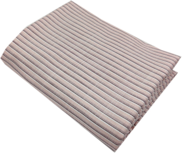 Mansfab Cotton Blend Striped Shirt Fabric