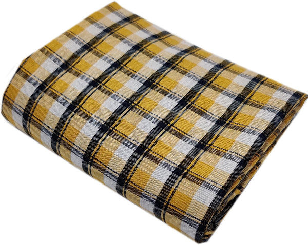 Mansfab Cotton Checkered Shirt Fabric