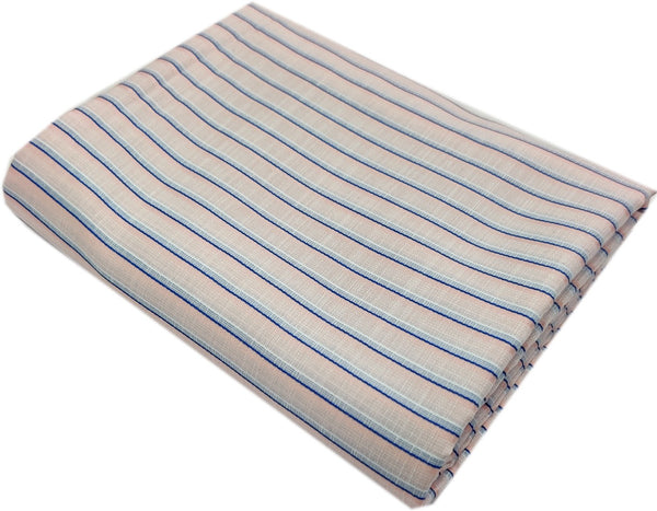 Mansfab Cotton Blend Striped Shirt Fabric