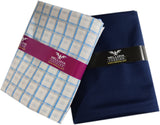 Mansfab Cotton Blend Self Design Shirt & Trouser Fabric