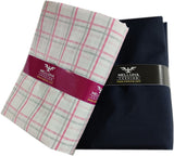 Mansfab Cotton Blend Self Design Shirt & Trouser Fabric