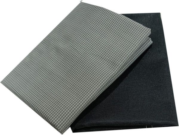 Mansfab Polycotton Checkered Shirt & Trouser Fabric