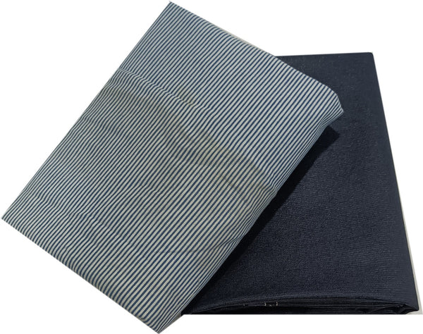 Mansfab Polycotton Striped Shirt & Trouser Fabric