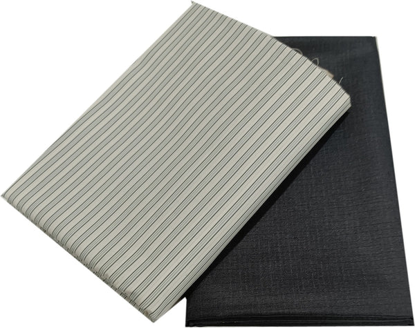 Mansfab Polycotton Striped Shirt & Trouser Fabric
