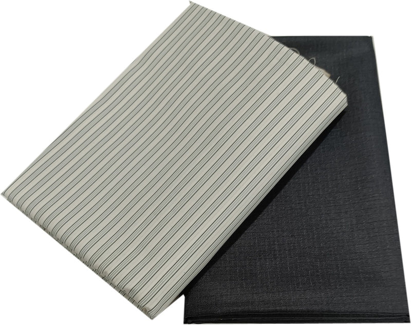 Mansfab Polycotton Striped Shirt & Trouser Fabric