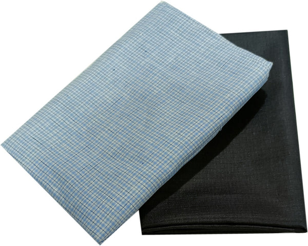 Mansfab Polycotton Checkered Shirt & Trouser Fabric