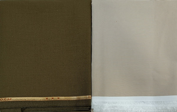 OCM Cotton Blend Striped Shirt & Trouser Fabric