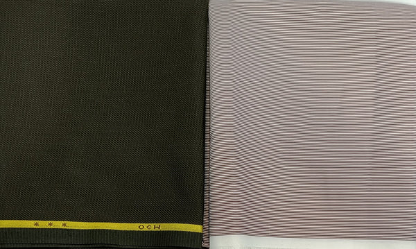 OCM Cotton Blend Striped Shirt & Trouser Fabric