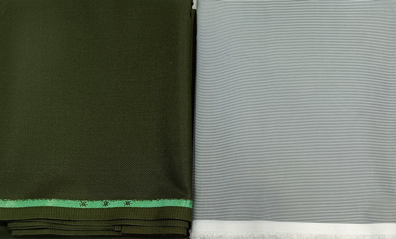 OCM Cotton Blend Checkered Shirt & Trouser Fabric
