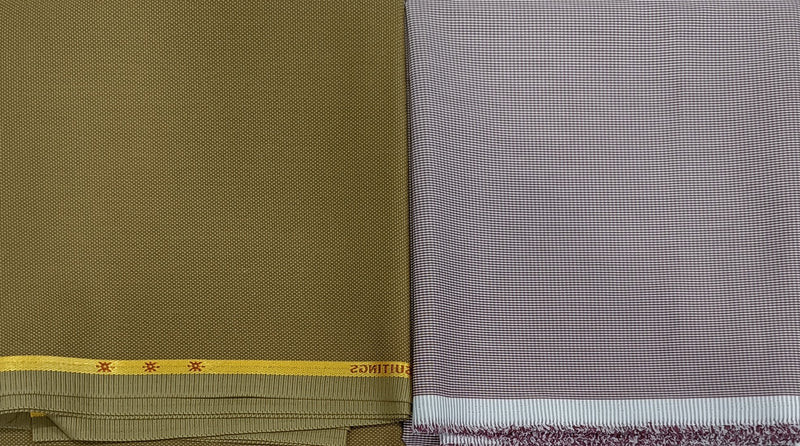 OCM Cotton Blend Striped Shirt & Trouser Fabric