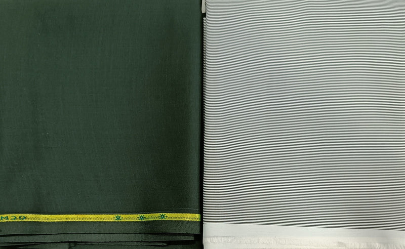 OCM Cotton Blend Solid Shirt & Trouser Fabric