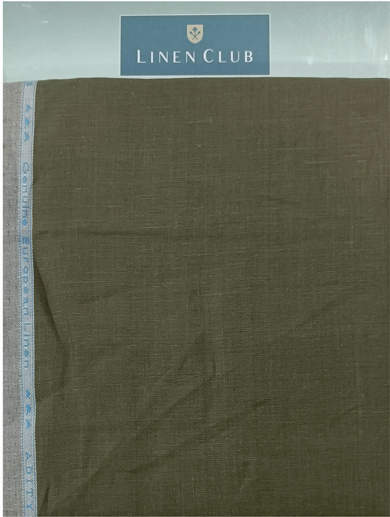 Linen Club Linen Solid Shirt Fabric