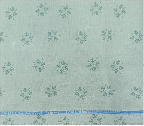 Linen Club Linen Printed Shirt Fabric
