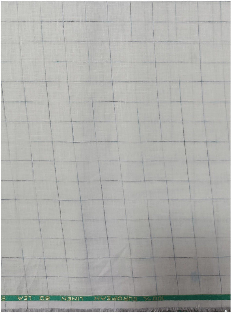 Arvind Linen Checkered Shirt Fabric