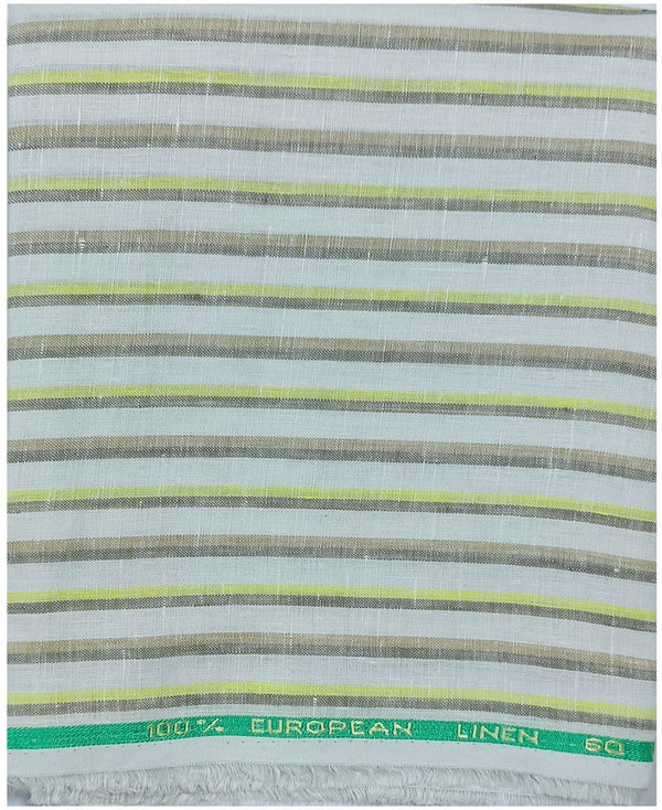 Arvind Linen Checkered Shirt Fabric