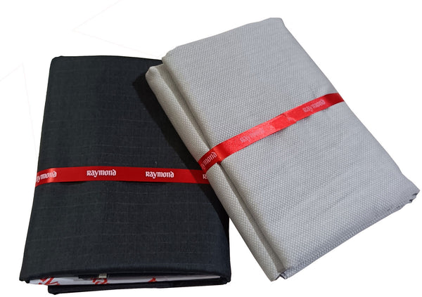 Raymond Cotton Blend Striped Shirt & Trouser Fabric