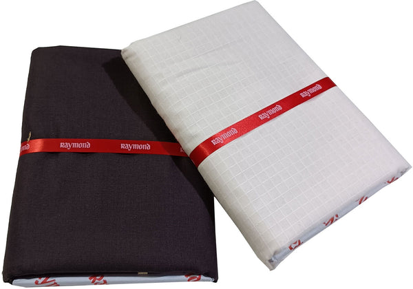 Raymond Cotton Blend Striped Shirt & Trouser Fabric