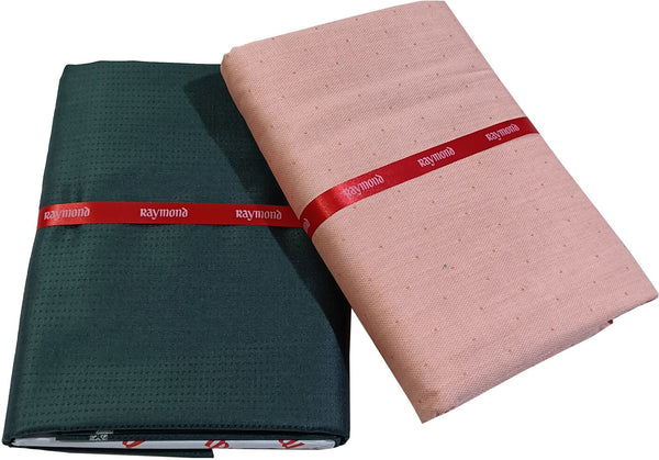 Raymond Cotton Blend Striped Shirt & Trouser Fabric