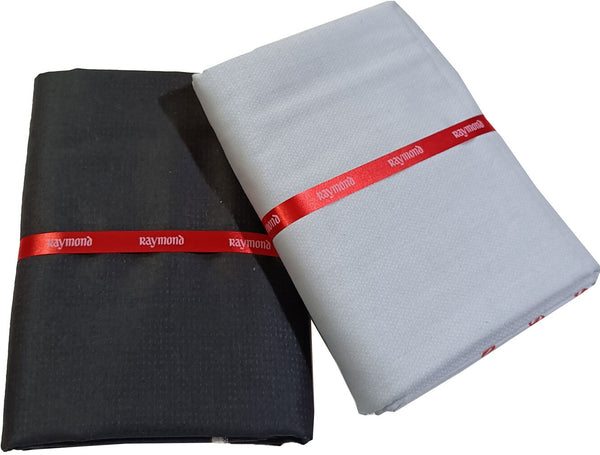 Raymond Cotton Blend Striped Shirt & Trouser Fabric