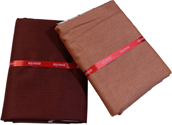 Raymond Cotton Blend Striped Shirt & Trouser Fabric