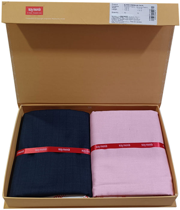 Raymond Cotton Blend Solid Shirt & Trouser Fabric