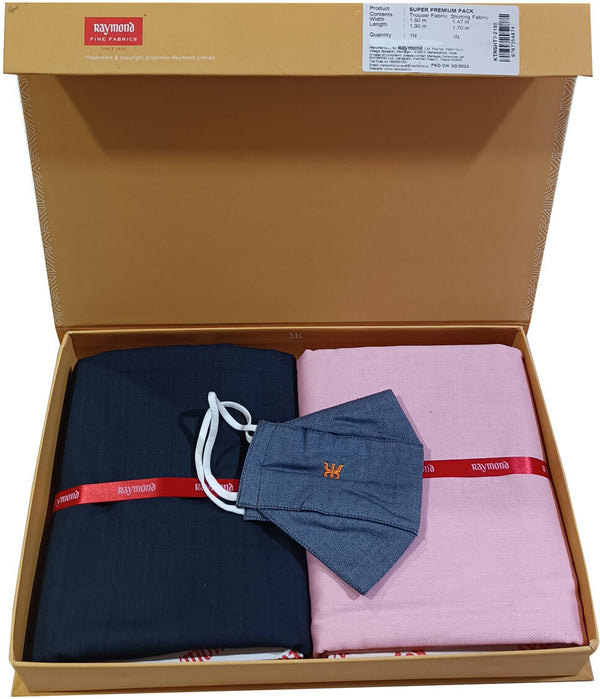 Raymond Cotton Blend Solid Shirt & Trouser Fabric
