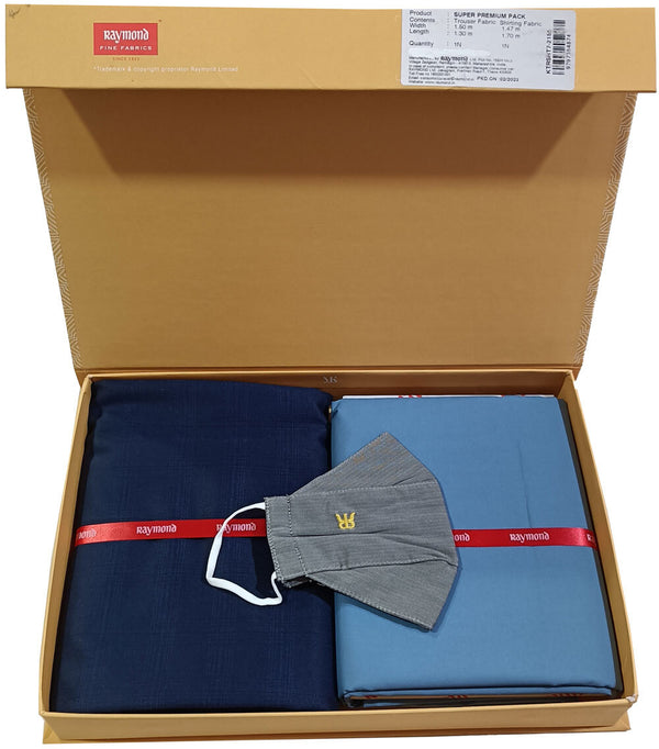 Raymond Cotton Blend Solid Shirt & Trouser Fabric
