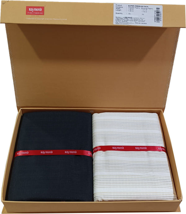 Raymond Cotton Blend Solid Shirt & Trouser Fabric