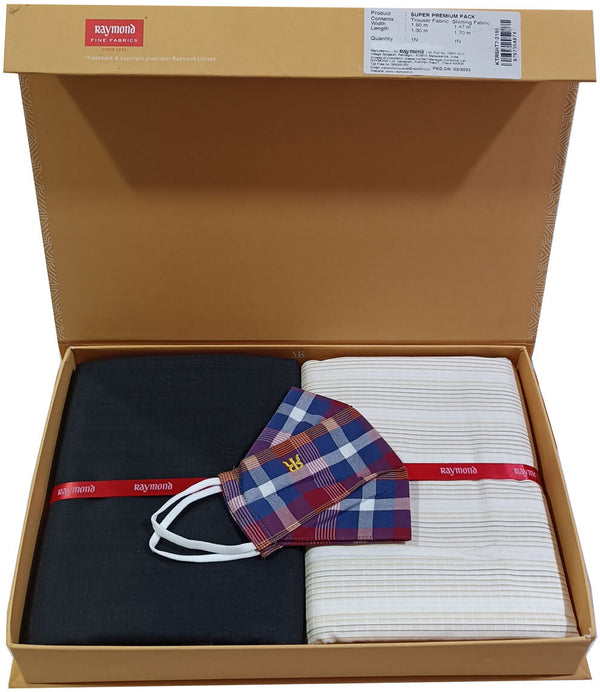 Raymond Cotton Blend Solid Shirt & Trouser Fabric