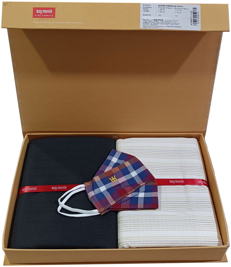 Raymond Cotton Blend Solid Shirt & Trouser Fabric