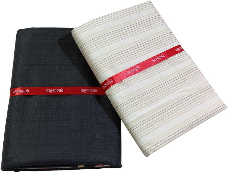 Raymond Cotton Blend Solid Shirt & Trouser Fabric