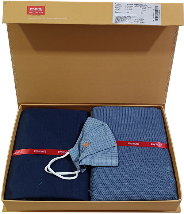 Raymond Cotton Blend Solid Shirt & Trouser Fabric
