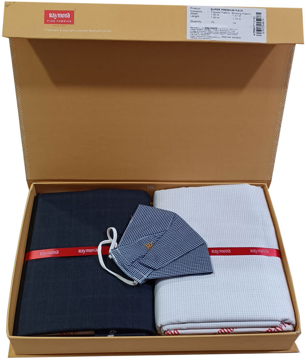 Raymond Cotton Blend Solid Shirt & Trouser Fabric