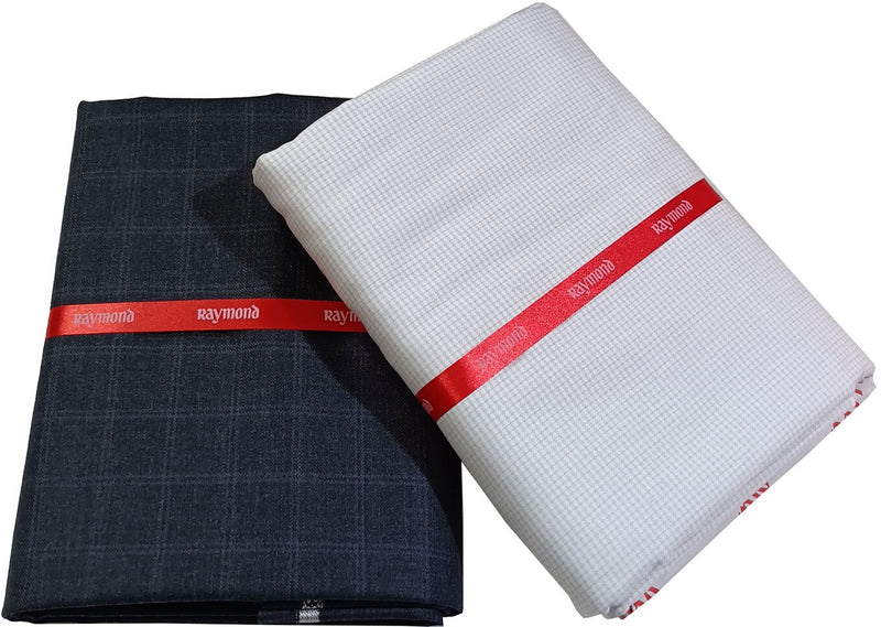 Raymond Cotton Blend Solid Shirt & Trouser Fabric