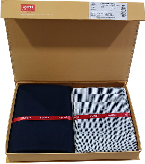 Raymond Cotton Blend Solid Shirt & Trouser Fabric