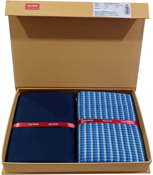 Raymond Cotton Blend Solid Shirt & Trouser Fabric