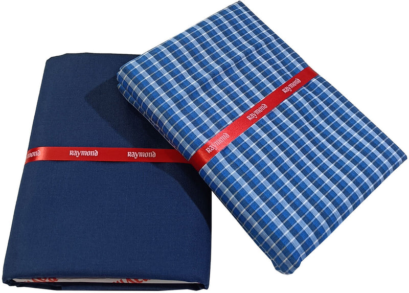 Raymond Cotton Blend Solid Shirt & Trouser Fabric