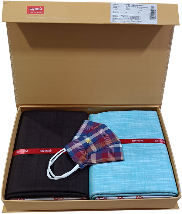 Raymond Cotton Blend Solid Shirt & Trouser Fabric