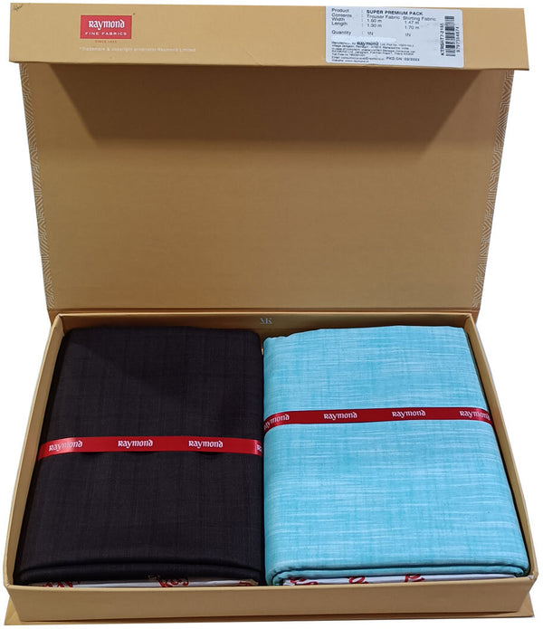 Raymond Cotton Blend Solid Shirt & Trouser Fabric