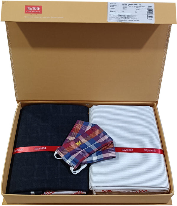 Raymond Cotton Blend Solid Shirt & Trouser Fabric