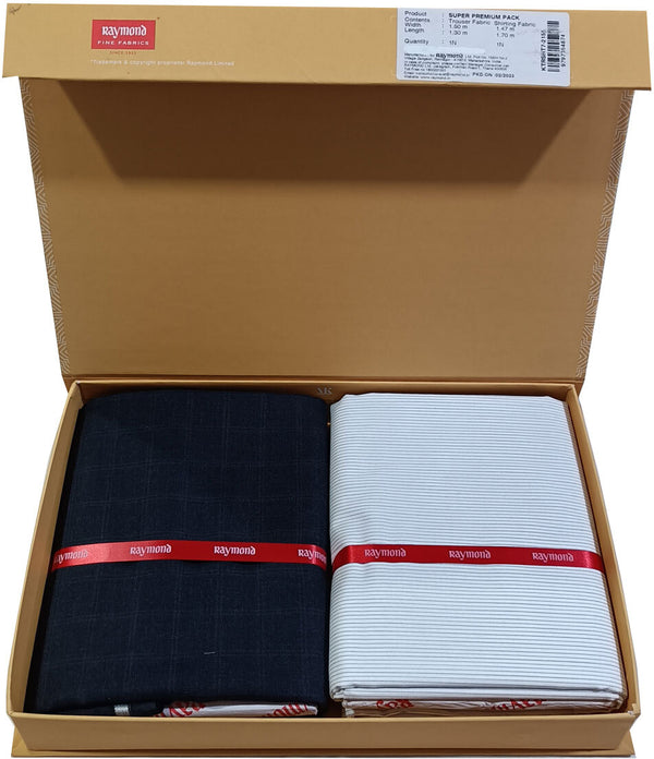 Raymond Cotton Blend Solid Shirt & Trouser Fabric