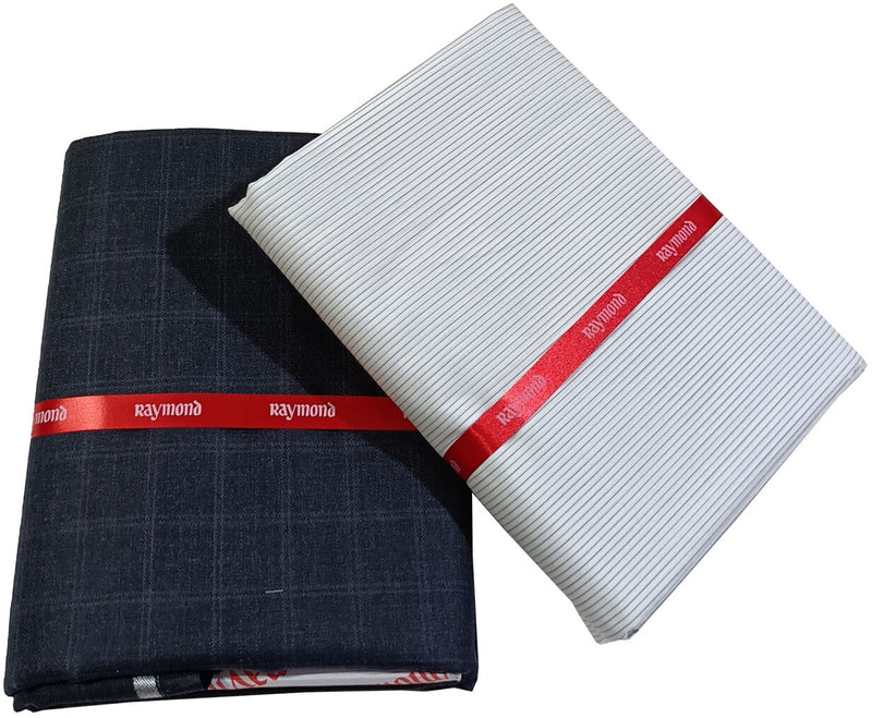 Raymond Cotton Blend Solid Shirt & Trouser Fabric