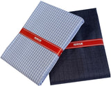 MAYUR Cotton Blend Checkered, Self Design Shirt & Trouser Fabric
