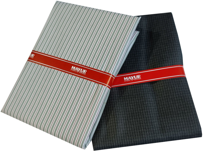 MAYUR Cotton Solid Shirt & Trouser Fabric