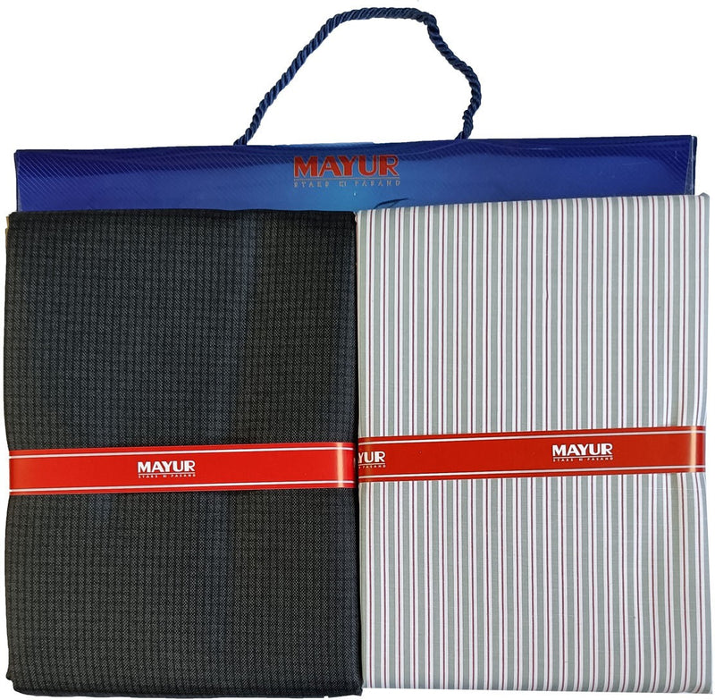 MAYUR Cotton Solid Shirt & Trouser Fabric