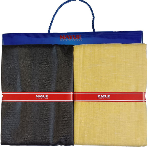 MAYUR Cotton Blend Checkered Shirt & Trouser Fabric