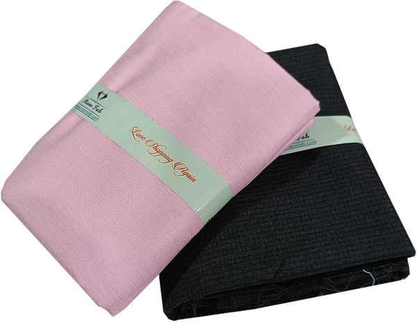 Mansfab Cotton Blend Solid Shirt & Trouser Fabric
